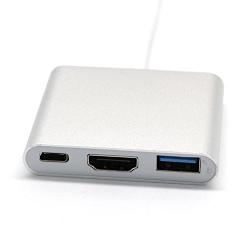 Gazechimp 3in1 USB 3.1 Typ-C zu USB 3.0 / 4K HDMI / Typ-C Female HUB Adapter - 6