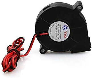 TWP 3D Printer Parts 2PCS 5015 DC 12V 0.1A Fan for MakerBot RepRap UP Mendel I3 Printer or Computer Accessory