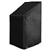 Produktbild WOLTU® Schutzhülle Schutzhaube Abdeckplane Abdeckhaube Gartenmöbel wasserdicht Abdeckung aus 420D Oxford Abdeckplane für Gartenstuhl 65x65x120/80cm Schwarz GZ1192sz