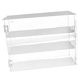 Material: acrílico KESOTO Vitrina A Prueba De Polvo Show Box 24x7x33cm para Amiibo Funko Pop Figura De Acción