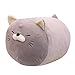 Price comparison product image ADESHOP Early Education 18 Months Old Baby Toy, Anime kitten Inu Plush Stuffed Sofa Pillow Doll Cartoon Cute kitten Soft Toy(Gray, 50cm)