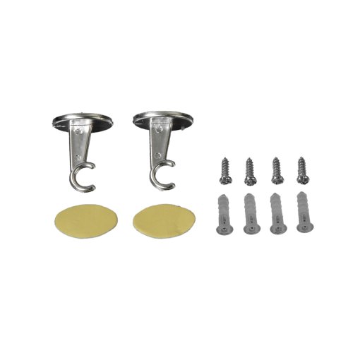 Liedeco Scheibenstange Lyon, 8 mm Cafehausstange edelstahl opitk, 060-110 cm ausziehbar - 2