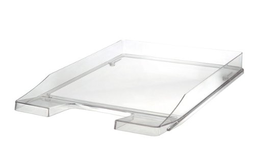 HAN Briefablage JUNIOR, DIN A4/C4, flach, stabil, stapelbar, transparent-glasklar