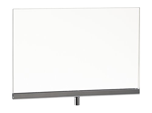 EconocoPJ711P12 11" Width x 7" Height Acrylic Sign Holder with 3/8" Fitting (Pack of 12)