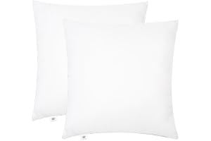 Makimoo Set med 2 stoppkuddar 40 x 40 cm, kudde att klä in, innerkuddar, kuddstoppning