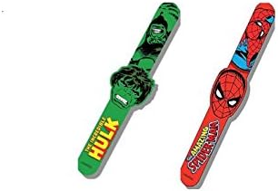 Marvel Comics Spiderman &amp; Hulk Snap Band