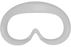 Xingsiyue VR Face Pad Compatible avec PICO 4 VR Glasses - Couvre-œil en Silicone pour Réalité Virtuelle Coussin pour Le Visage Résistant à la Sueur, Lavable et étanche à la Lumière