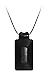 Textured Chewable Necklace with Safety Lanyard Dark Gray