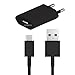 Produktbild USB Ladegerät Datenkabel Ladekabel Netzteil SCHWARZ LG P710 Optimus L7 II 2 original q1