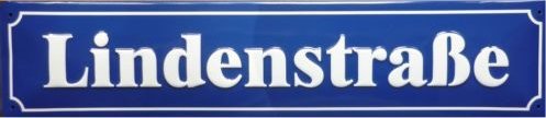 Preisvergleich Produktbild Strassenschild LINDENSTRASSE