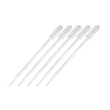 Volumen: 10 ml ZCHXD 20 Pcs 10ml Disposable Pasteur Pipettes Test Tubes Liquid Drop Droppers Graduated 295mm Long