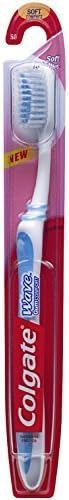Colgate Wave Gum Comfort Soft Compact Head Toothbrush Colors Vary Single Brush by Wave
