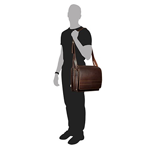 Große Aktentasche / Lehrertasche Größe XL aus Leder, für Damen und Herren, in verschiedenen Farben, Jahn-Tasche 675 - 3