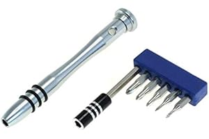 Weiss - More Power + Set di 5 cacciaviti Tri-Point Y000 / Y00 / Y0 / Y1 / Tri-Wing TW1 per MacBook/MacBook Pro/MacBook Air/Nintendo Switch