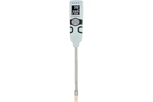 Testeur d’Huile de Friture Électronique Guilcor – Sonde numérique pH & %TPM + Indicateur LED Vert/Orange/Rouge – Contrôle rapide qualité huile (restauration, friterie, cuisine pro & maison)