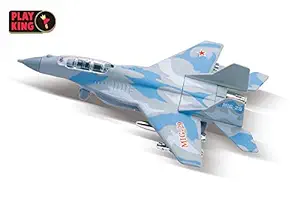 Playking Smart Toys Air Force Mission Fighter Aircraft Plane Mig 29, Die Cast Metal Childrens Toys, Multicolor (Pack of 1)