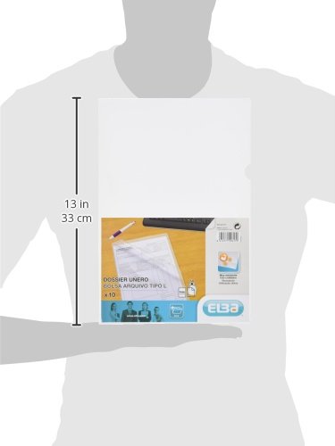 Elba 400005377 - Bolsa de 10 dossiers u  ero  color naranja