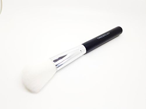 TWEEZERLADY ANGLED FOUNDATION BRUSH - Face Foundation Powder Brush Cosmetic Makeup Makeup plus a makeup bag