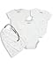 The Essential One - Unisex Grey 3 pack Baby Vests / Bodies-Newborn ESS90