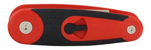INBUS® 70136 Inbusschlüssel Set Klapphalter 6tlg. 2,5-8mm | Made in Germany | Innensechskant-Schlüssel | Winkel-Schlüssel | metrisch | Fahrradwerkzeug - 2