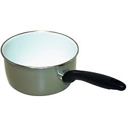 Beka 14396204 Casserole émaillée Coloris Taupe, 20 cm