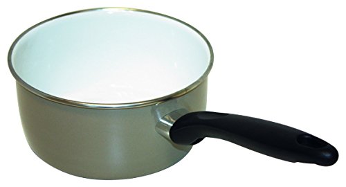 Beka 14396204 Casserole émaillée Coloris Taupe, 20 cm