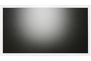 INTERFACE-PLV Ardoise murale en bois couleur blanc dimensions 95 x 50 cm - Fabrication française