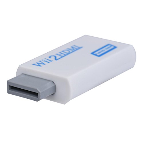 Bescita Full HD HDMI 1080P Konverter Adapter mit 3,5 mm Audioausgang für Wii 2