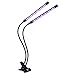 Produktbild TaoTronics Pflanzenlampe Pflanzenlicht doppelkopf 28W 36 LEDs Grow Light Wachstumslampe mit Schwanenhals, 6 Dimmstufen, 3/6 / 12 h Timer