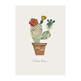 laminas cactus blanco y negro ☞Tamaño: 25*20CM Hosaire 1x Cactus Lienzo de Póster Lamina de Pared Imagen de Niños Wall Art Print Picture for Bedroom Decoración del Hogar Impresiones Sin Marco 25 * 20CM