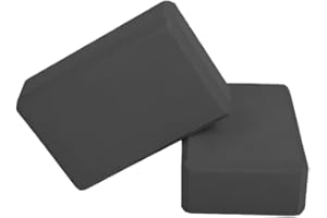 BodyRip Colour Foam Yoga Pairs | Soft Brick Set, Eco Friendly Blocks, Lightweight Odour Resistant, Moisture Proof, Non-Slip | Fitness, Home Gym, Exercise, Fat Loss, Pilates, Workout, Gymnastics