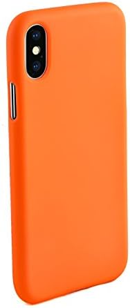 iPhone X TPU Rubberised Soft Touch Case (Orange)