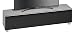 Produktbild Maja Möbel 7738 5773 Soundboard, Glas marmorgrau matt/akustikstoff schwarz, Abmessungen 180,20 x 43,30 x 42 cm