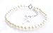 Ivory First Holy Communion Bracelet - Freshwater Pearl and Sterling Silver Cross Charm
