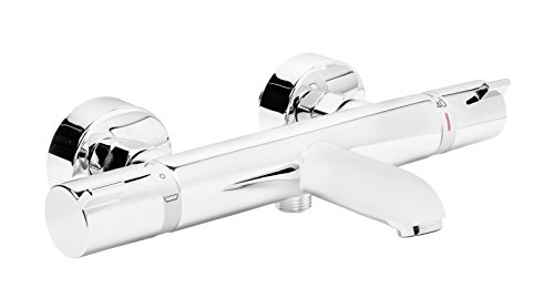Hansgrohe 13114000 Ecostat Comfort termostato de bañera visto, caño 178mm, cromo
