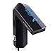 Produktbild Xurgm Bluetooth FM Transmitter, Auto KFZ Bluetooth Radio Transmitter Adapter Auto Ladegerät Wireless FM Transmitter in-Auto MP3-Player Mit USB Port, TF Karte Slot für Phone Samsung