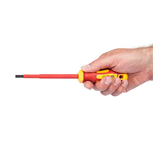 VDE Schraubendreher Set 7tlg inkl. Spannungsprüfer | WIESEMANN 80218 | Schlitz & PH - 2