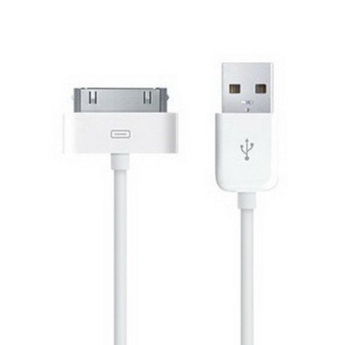 jbTec® USB Datenkabel / Ladekabel zu Apple iPhone 2G, 3G, 3GS, 4, 4S, iPad, iPad 2, iPad 3 / New iPad und alle iPod - Weiß - PC-Sync-Kabel