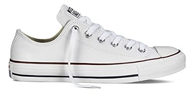 Converse Chuck Taylor Core Lea Ox, Sneakers Basses femme - blanc - Bianco (Blanc), 42,5 EU