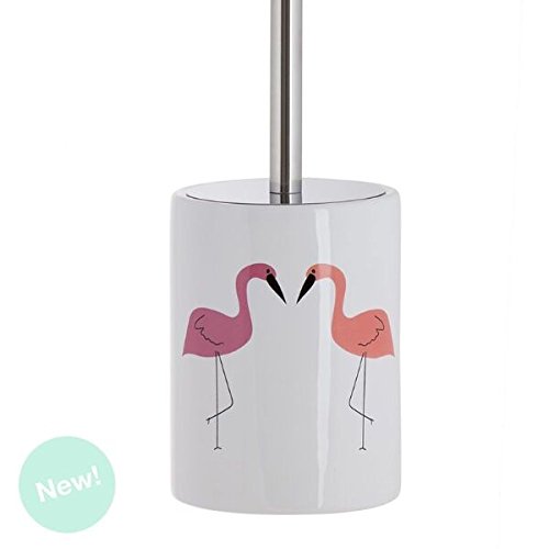Toilettenbürstenhalter – bürstenhalter Flamingos 10x10x33 cm.