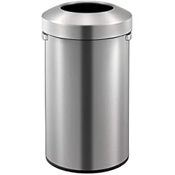 EKO VB 905590 Urban Bin 90L INOX Mat, Acier Inoxydable, 41,6 x 44,8 x 75 cm