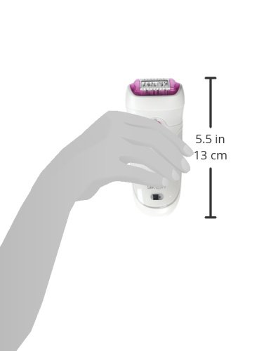 Braun Silk-épil 7 Epilierer 7-521, mit 2 Aufsätzen, weiß - 6