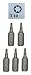 Produktbild Bits Torx T10 Chrom-Vanadium 5 Stück (0063)