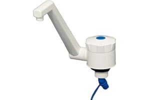 Freizeitschmiede Novo 12v Wasserhahn für Wohnmobil, Wohnwagen - ABS Kunststoff, Bauhöhe: 135 mm, 90 g, weiß