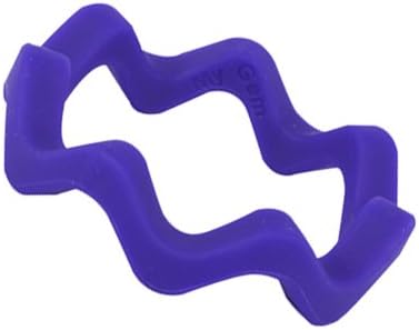 Silicone Teething Ring can be Used as Bracelet - Fabulous Teething Jewellery - so Practical, wear as Bangle Slip Off for Baby -Relieves Pain - Non Toxic - Dishwasher and steriliser Safe (Purple)