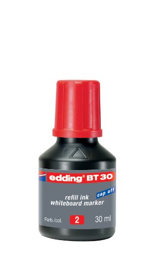 edding 4-BT30002 Nachfülltusche Board Marker, 30 ml, rot