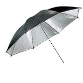 Visico UB-003 Reflekt&ouml;r Şemsiye Siyah/G&uuml;m&uuml;ş - 90cm