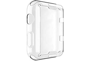 Vaporly UK Transparent Case for Apple Watch Series 6 / SE/Series 5 / Series 4 Screen Protector 44mm, iWatch Overall Protective Cover (44mm)