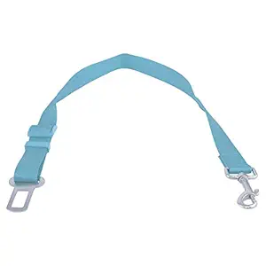 Emily Pets Car Seat Adjustable Belt for Puppy Dog (Sky Blue)