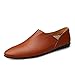 Produktbild GPF-fei Men es Casual Shoes Spring/Fall Stylish Peas Schuhe Persönlichkeit Bestickt Tide Schuhe Loafers & Slip-Ons Lazy Schuhe,Redbrown,43